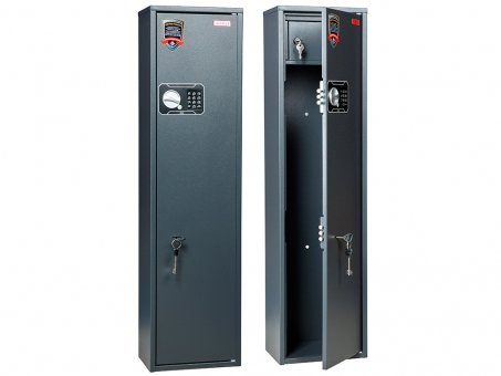 шкаф оружейный aiko чирок 1018 el (1000x263x183)трейзер,1 ствол замок (электр.+ключевой). вес 12 кг.
